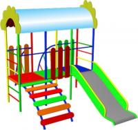Игровой комплекс 16 скат нерж. (h=0,9 м)