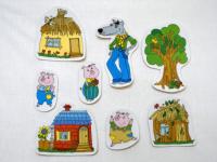 Сказка "Три Поросенка" 9 шт.