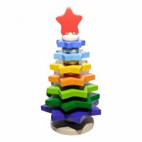Пирамидка «Елочка радужная»