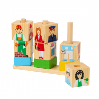 Кубики на палочке «Профессии»