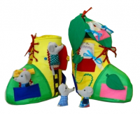 Развивающая мягкая игрушка "Сапожок"