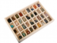 Коллекция минералов "Невероятные самоцветы" (36 штук)