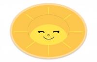 Декорация "Солнышко" 53х38 см