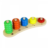 Пирамидка логическая "Цифры и цвета"