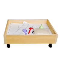 Игровой набор для экспериментов с песком "Песочница" (бук)