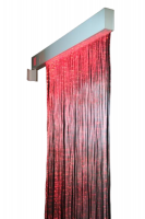 Световой занавес с подвижным креплением и источником света