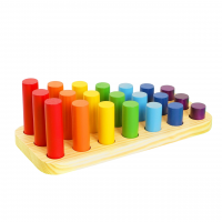 Пирамиды «Радуга из цилиндров», 3 ряда