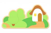 Декоративная арка "На опушке" 78х38 см