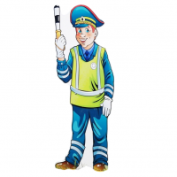 Уличная фигура "Сотрудник ДПС"