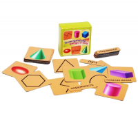 Набор магнитных карточек "Геометрические фигуры и тела"