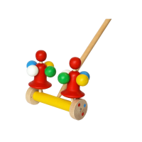 Каталка с 10 шарами на палочке