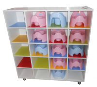 Шкаф для горшков на ножках (20 ячеек)