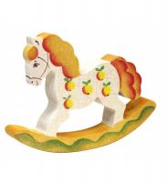 Качалка Лошадка в яблочках малая (7,5 х 9,5 см)