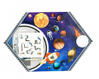 Бизиборд настенный КОСМОНАВТ. Серия ИЗУЧАЕМ ПРОФЕССИИ