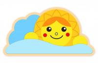 Декоративная арка "Веселое Солнышко" 78х38 см