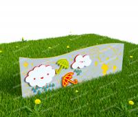 Забор из Экопластика "Погода" (Модель3)