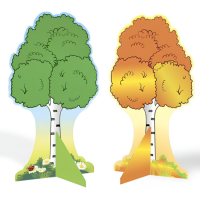 Декорация двусторонняя "Дерево (лето/осень)"