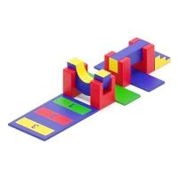 Мягкий модуль-трансформер "Полоса препятствий", 10 элементов