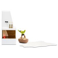 Мебель кукольная Смоланд «Камин с декором»