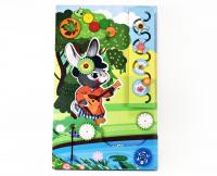 Бизиборд настенный ЗАЙЧИК-ПОПРЫГАЙЧИК. Серия СТРАНА СКАЗОК