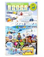 Бизиборд (дидактическая панель) настенный ЗИМА. Серия ЭКОЛОГИЧЕСКОЕ ВОСПИТАНИЕ