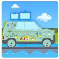 Развивающая панель «Транспорт-4»