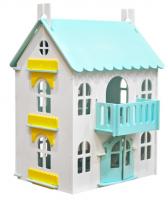 Кукольный домик мятного цвета