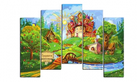 Модульная картина "В гостях у сказки"