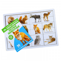 Головоломка Рамка-вкладыш «Лесные животные»