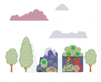 Декоративно-развивающая панель "Лес"