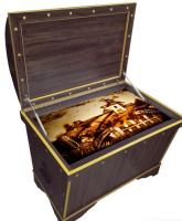 Стол для песочной анимации "Сундук с серебряным песком"