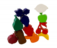 Деревянное 3D-лото "Фруктовое ассорти"