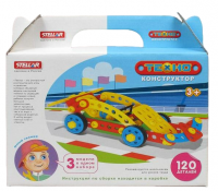 Конструктор "Техно" (Болид, 120 дет) в коробке