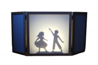 Ширма для теневого театра, фанера+ДВП+оргстекло