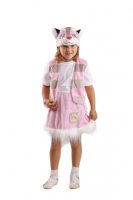 Костюм "Кошечка белая" (плюш)