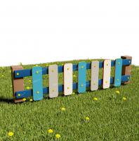 Забор из Экопластика "Клавиши" (Модель2)