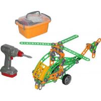 Конструктор изобретатель "Вертолёт №1" в контейнере (130 деталей)