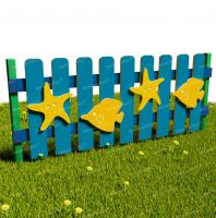 Забор из Экопластика "Морские обитатели"